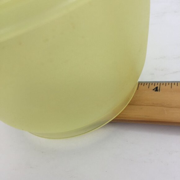 Vintage Tupperware Servalier Yellow Bowl 886 Sheer Lime Green Sunburst Lid 812 - Picture 9 of 14